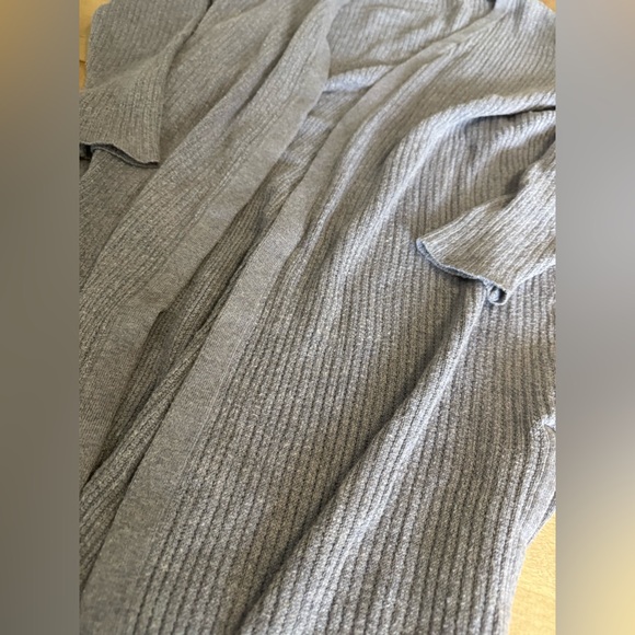 Athleta Kennewick Light Gray wool blend cardigan/duster - Picture 5 of 5